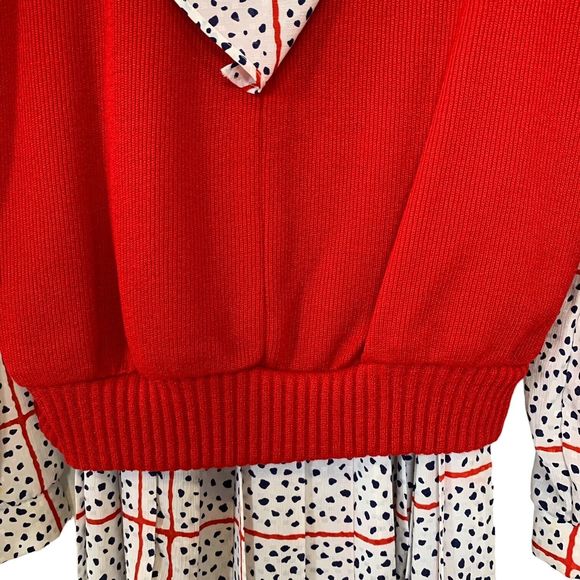 Vintage Alison J. USA 3-Pc Skirt Set Womens 14 Y2K 80s Secretary/Geek - Picture 9 of 12